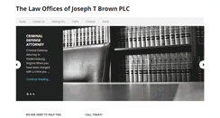 Desktop Screenshot of jtbrownlaw.com